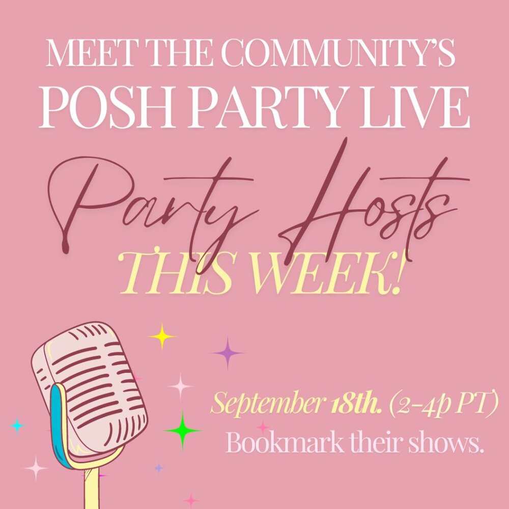 Support our Party Hosts for 9/18